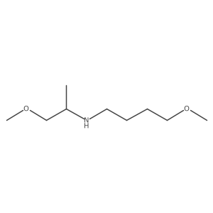 (4-Methoxybutyl)(1-methoxypropan-2-yl)amine Structure