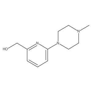 (6-(4-Methylpiperazin-1-yl)pyridin-2-yl)methanol Structure