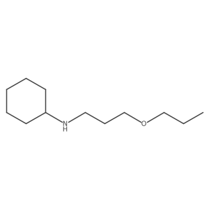 N-(3-propoxypropyl)cyclohexanamine结构式