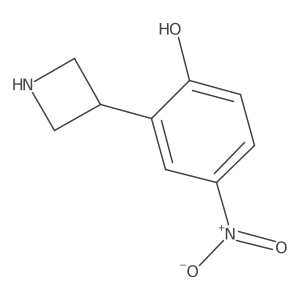 2-(Azetidin-3-yl)-4-nitrophenol Structure
