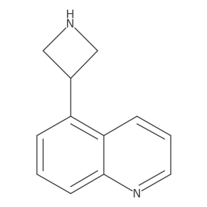 5-(3-Azetidinyl)quinoline结构式