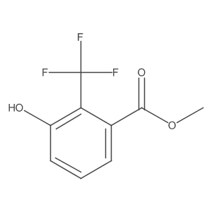 Methyl 3-hydroxy-2-(trifluoromethyl)benzoate Structure