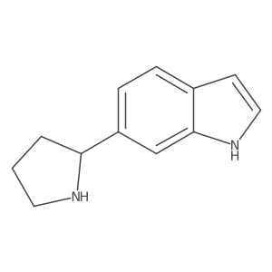 6-(Pyrrolidin-2-yl)-1H-indole Structure