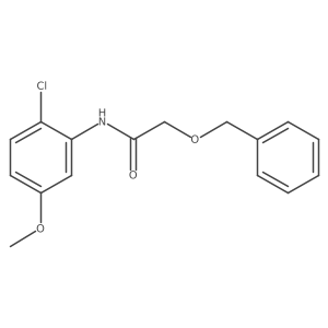 2-Benzyloxy-N-(2-chloro-5-methoxy-phenyl)acetamide Structure