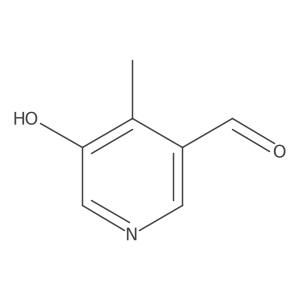 5-Hydroxy-4-methylpyridine-3-carbaldehyde Structure