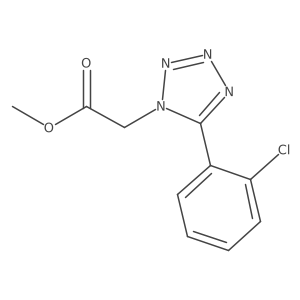 methyl 2-[5-(2-chlorophenyl)-1H-1,2,3,4-tetrazol-1-yl]acetate Structure