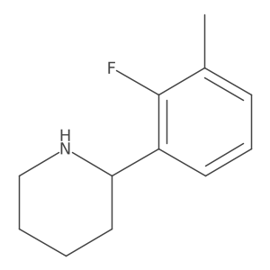2-(2-Fluoro-3-methylphenyl)piperidine结构式