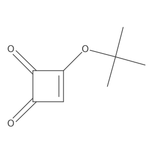 3-Cyclobutene-1,2-dione, 3-(1,1-dimethylethoxy)- Structure