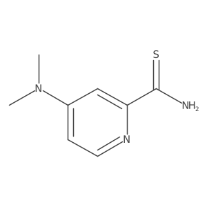 4-(Dimethylamino)pyridine-2-carbothioamide结构式