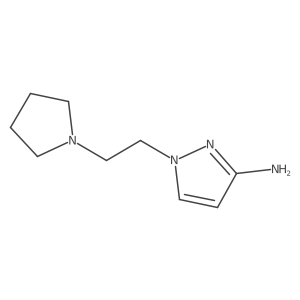 1-[2-(Pyrrolidin-1-YL)ethyl]-1H-pyrazol-3-amine Structure
