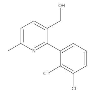 2-(2,3-Dichlorophenyl)-6-methylpyridine-3-methanol结构式