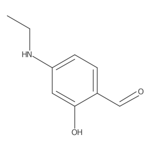 4-(Ethylamino)-2-hydroxybenzaldehyde结构式