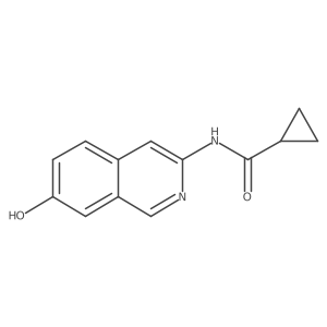 N-(7-hydroxyisoquinolin-3-yl)cyclopropanecarboxamide Structure