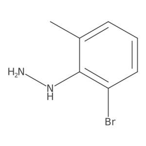 (2-Bromo-6-methylphenyl)hydrazine结构式
