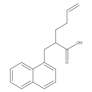 1-Naphthalenepropanoic acid, alpha-3-buten-1-yl-结构式