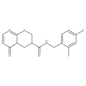 N-(2,4-difluorobenzyl)-6-oxo-2,3,4,6-tetrahydropyrimido[2,1-b][1,3]thiazine-3-carboxamide结构式