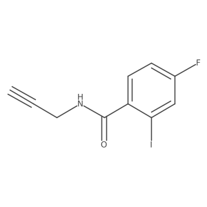 4-fluoro-2-iodo-N-(prop-2-yn-1-yl)benzamide Structure