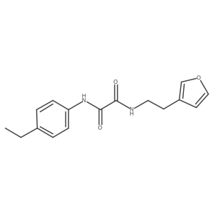 N1-(4-ethylphenyl)-N2-(2-(furan-3-yl)ethyl)oxalamide Structure