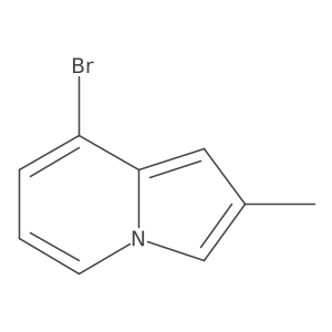 8-Bromo-2-methylindolizine Structure