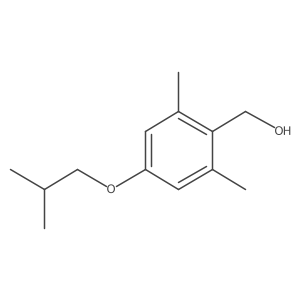 (4-Isobutoxy-2,6-dimethylphenyl)methanol结构式