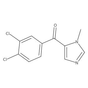(3,4-Dichloro-phenyl)-(3-methyl-3H-imidazol-4-yl)-methanone Structure