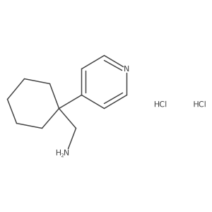 [1-(Pyridin-4-yl)cyclohexyl]methanamine dihydrochloride结构式