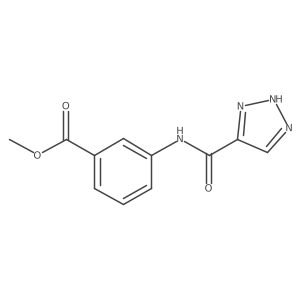 methyl 3-[(1H-1,2,3-triazol-5-ylcarbonyl)amino]benzoate结构式