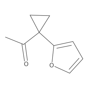 1-[1-(Furan-2-yl)cyclopropyl]ethan-1-one结构式