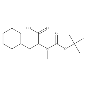 2-(N-Boc-N-methylamino)-3-cyclohexylpropanoic acid Structure