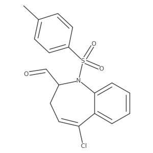 5-Chloro-2,3-dihydro-1-tosyl-1-benzazepin-2-carbaldehyde Structure