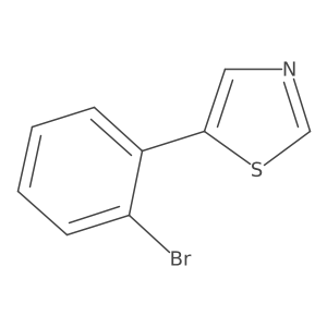5-(2-Bromophenyl)thiazole Structure