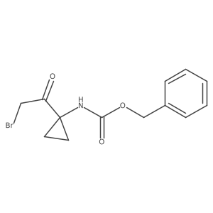 benzyl N-[1-(2-bromoacetyl)cyclopropyl]carbamate Structure