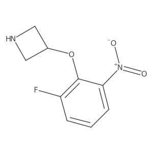 3-(2-Fluoro-6-nitrophenoxy)azetidine Structure