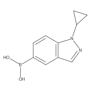 (1-Cyclopropyl-1H-indazol-5-yl)boronic acid Structure