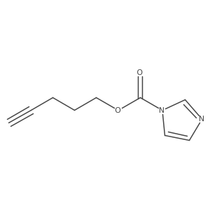 Pent-4-yn-1-yl 1H-imidazole-1-carboxylate Structure