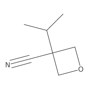 3-Isopropyloxetane-3-carbonitrile结构式