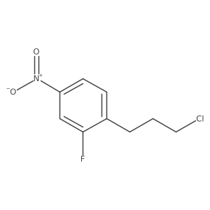 1-(3-Chloropropyl)-2-fluoro-4-nitrobenzene Structure