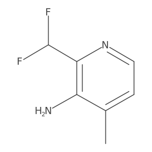 2-(Difluoromethyl)-4-methylpyridin-3-amine Structure
