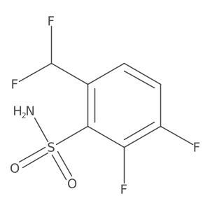 6-(Difluoromethyl)-2,3-difluorobenzenesulfonamide Structure