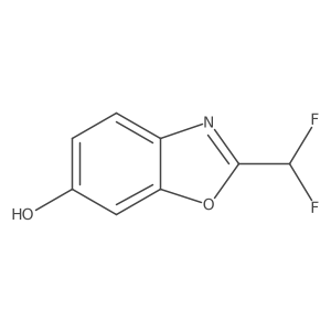 2-(Difluoromethyl)benzo[d]oxazol-6-ol结构式