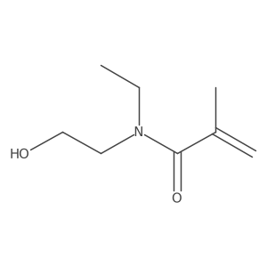 N-Ethyl-N-(2-hydroxyethyl)-2-methyl-2-propenamide Structure