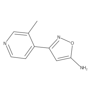 3-(3-Methylpyridin-4-yl)-1,2-oxazol-5-amine Structure