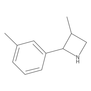 3-Methyl-2-(3-methylphenyl)azetidine Structure