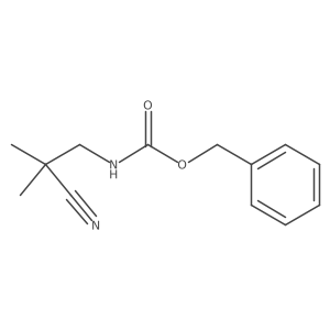 benzyl N-(2-cyano-2,2-dimethylethyl)carbamate Structure