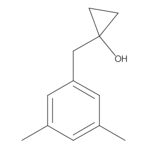 1-[(3,5-Dimethylphenyl)methyl]cyclopropan-1-ol Structure