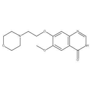 4-Hydroxy-6-methoxy-7-(2-morpholinoethoxy)quinazoline Structure