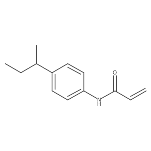 N-[4-(1-Methylpropyl)phenyl]-2-propenamide结构式
