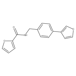 N-(4-(furan-3-yl)benzyl)furan-2-carboxamide Structure