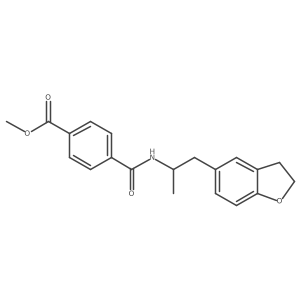 Methyl 4-((1-(2,3-dihydrobenzofuran-5-yl)propan-2-yl)carbamoyl)benzoate Structure