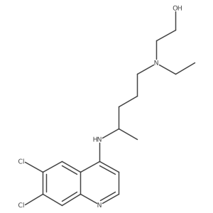 6,7-Dichloro Hydroxychloroquine结构式